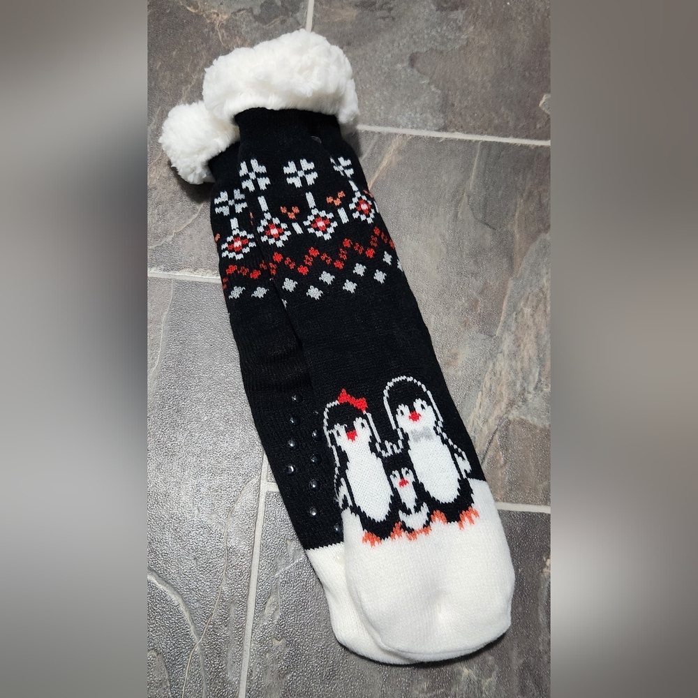 New Penguin Slipper Socks